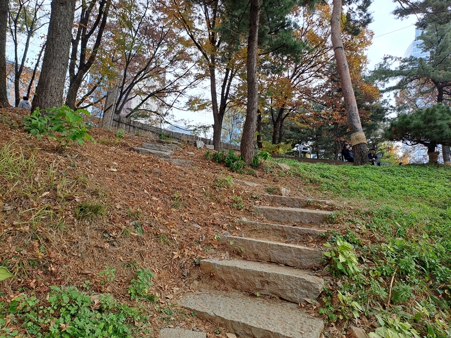 봉은사명상길-계단