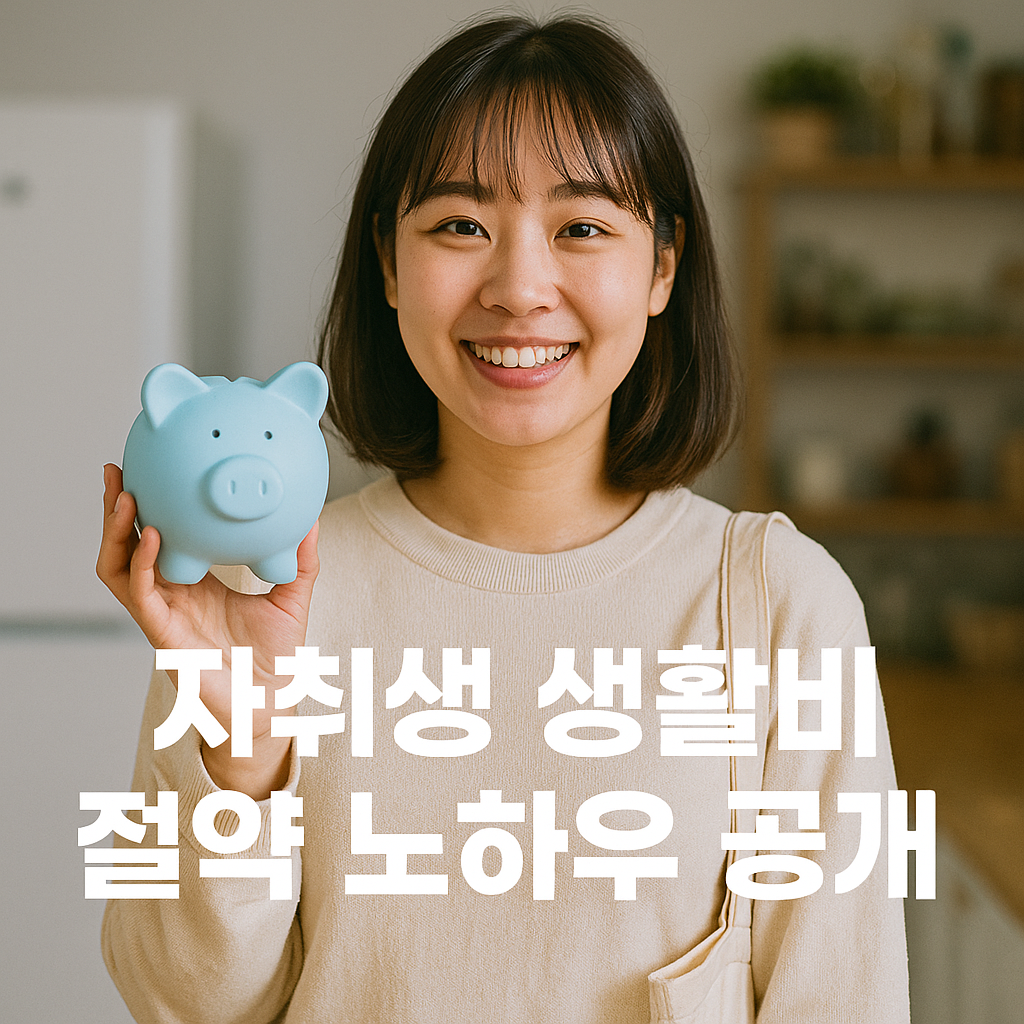 자취생 생활비 절약 노하우 공개