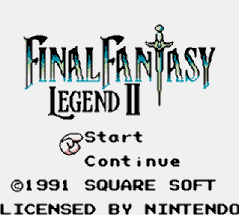  파이널 판타지 레전드 2 Final Fantasy Legend II USA (게임보이 - GB)