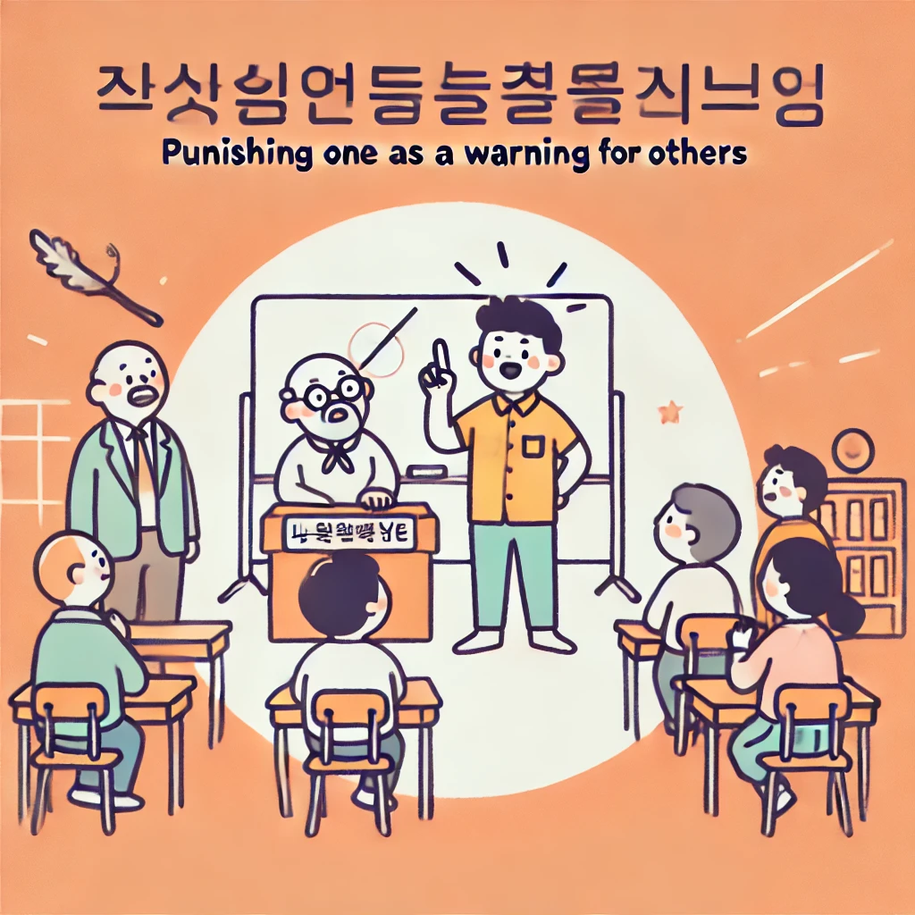 일벌백계(一罰百戒) 한 사람을 벌하여 백 사람을 경계한다 - 2. 현대 사회에서의 일벌백계