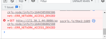  vue3 [WDS] Disconnected! 해결방법 [해결완료]