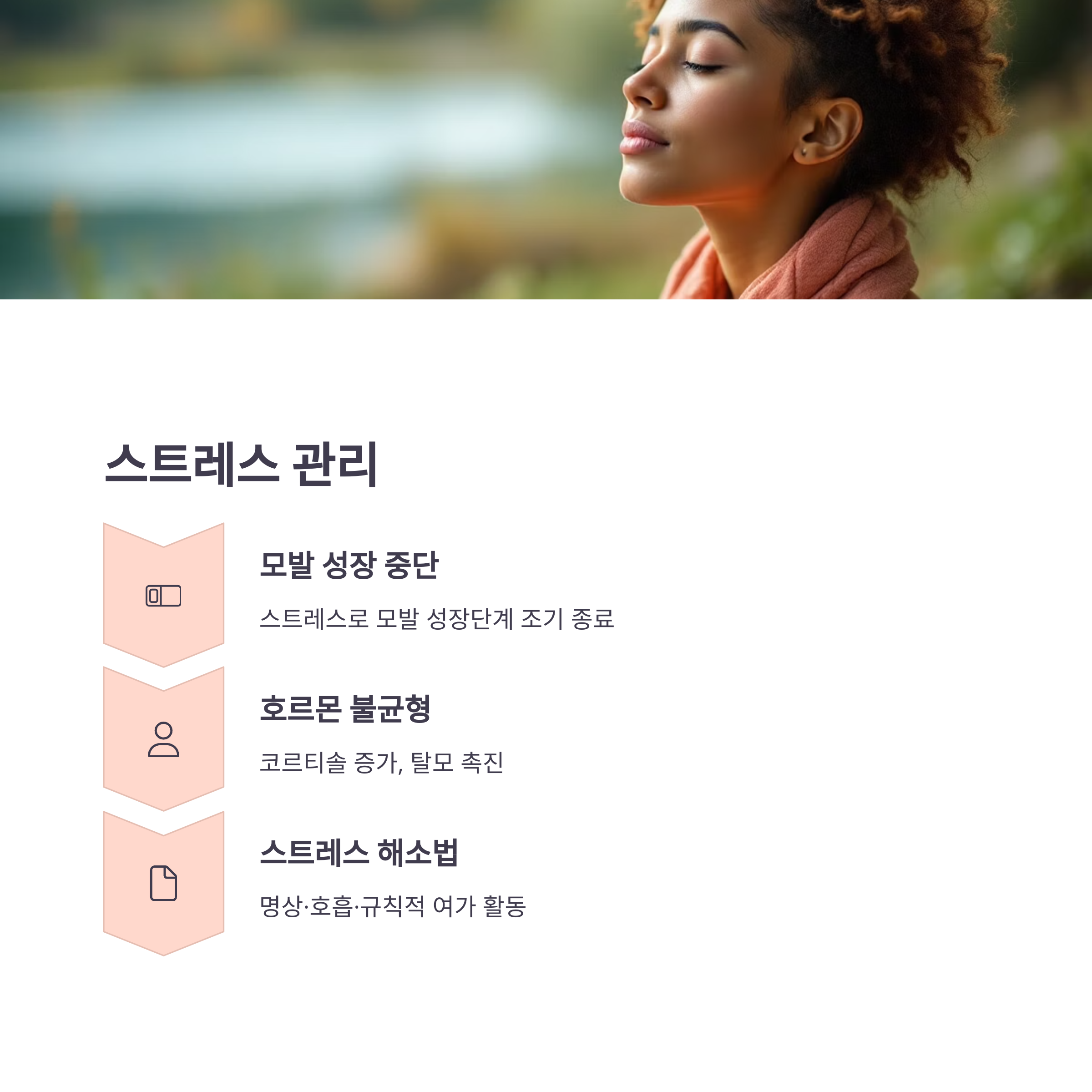중년 탈모, 샴푸보다 중요한 생활습관