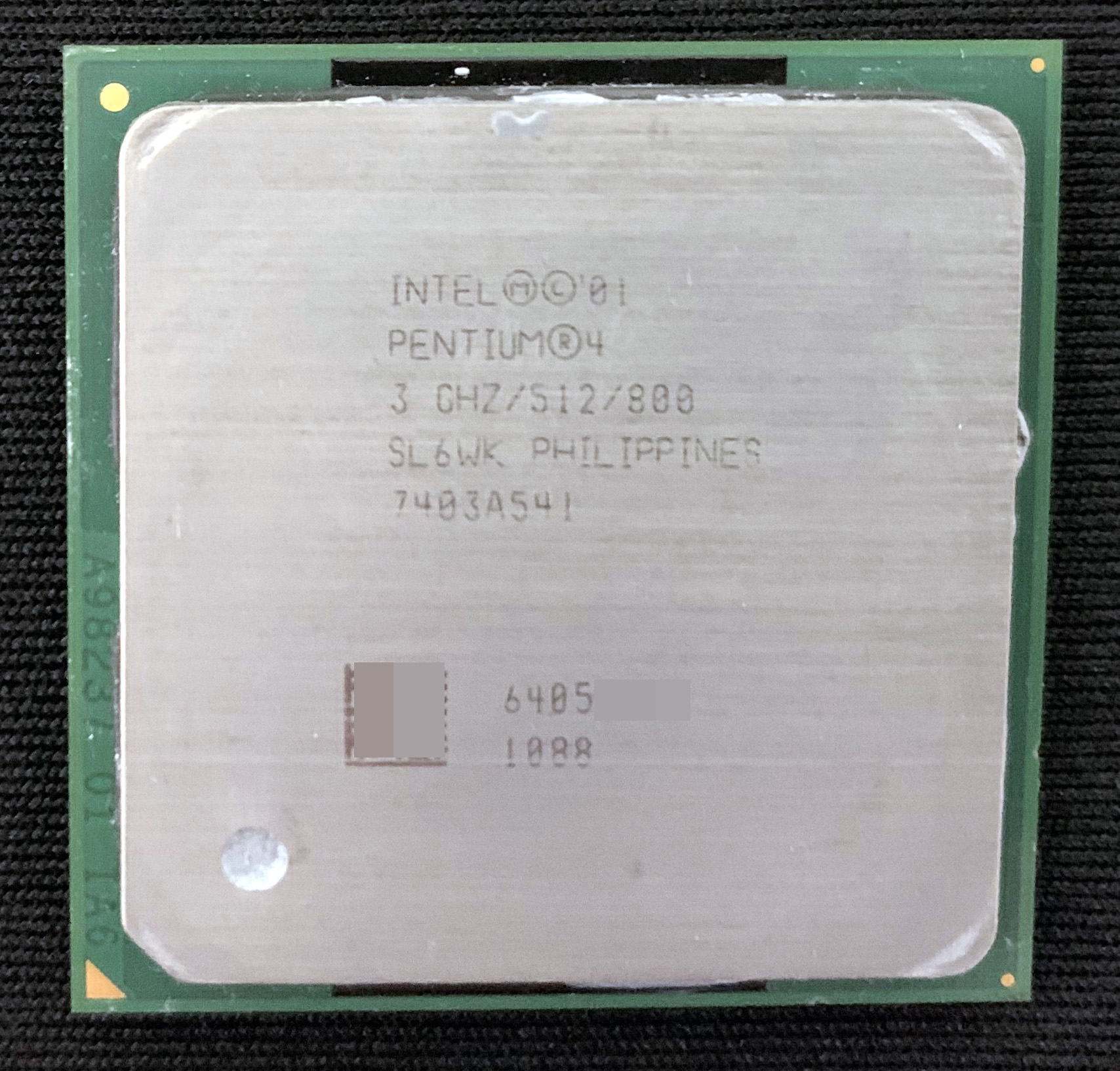 Intel Pentium 4 HT 3.0GHz (Northwood C&#44; SL6WK)