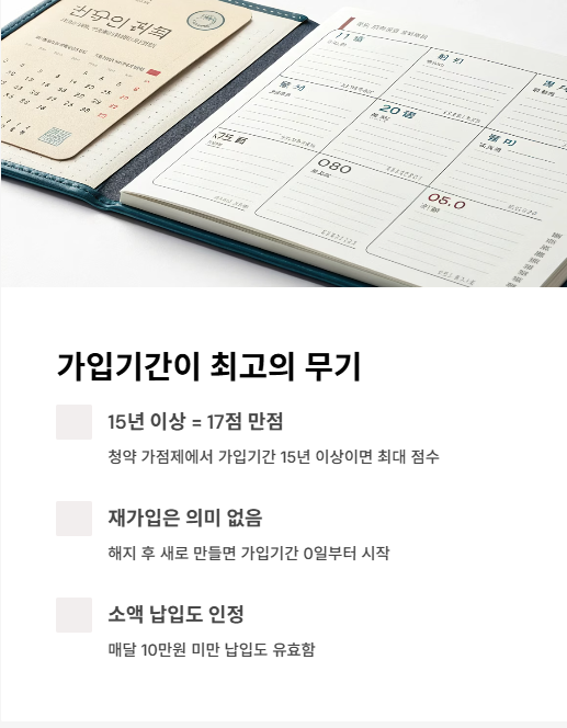 가입기간이 최고의 무기
