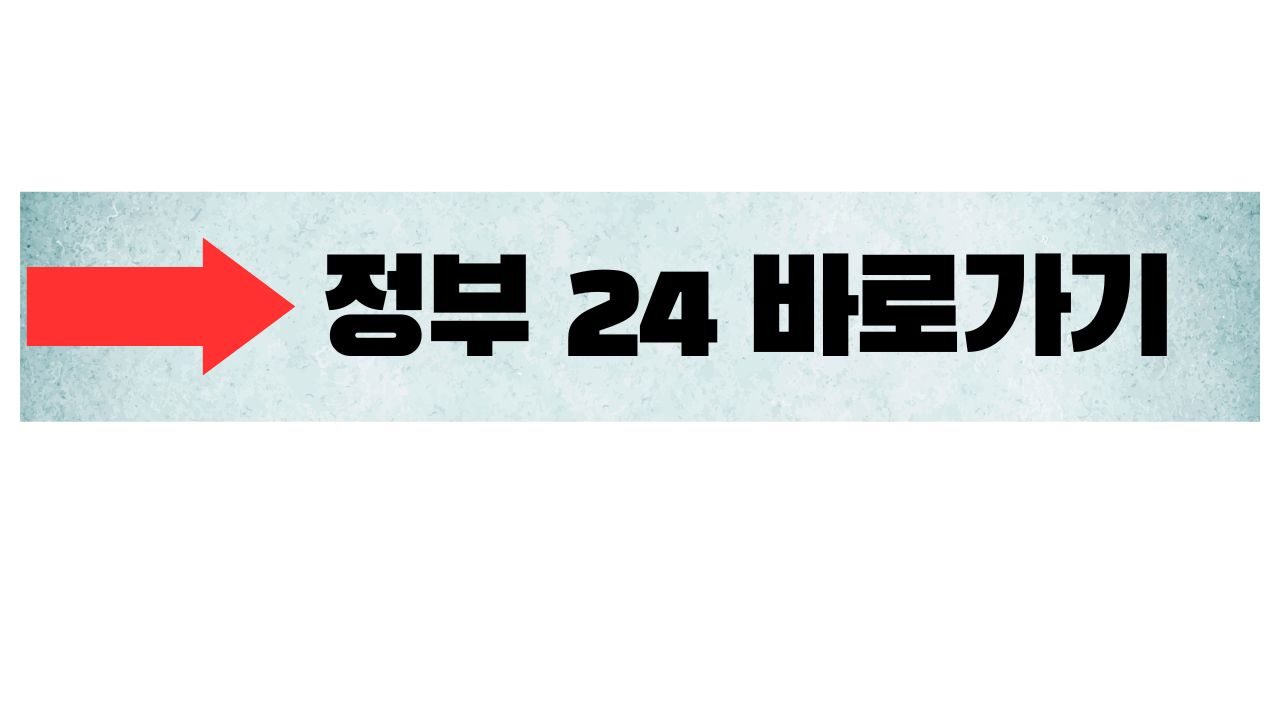 정부 24 한국 출입국 증명