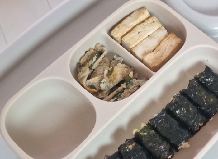  [유아식] 아기김밥, 외출용으로 딱! 소고기 야채 계란 볶음밥 레시피