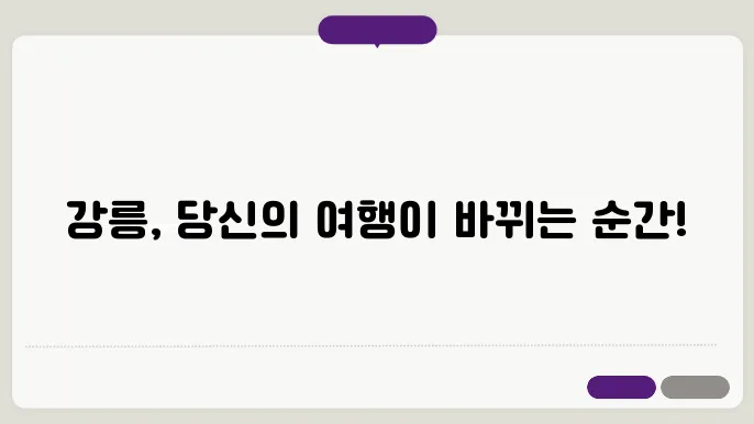 강원도 강릉 여행지 가볼만한 곳 추천 베슨트 10