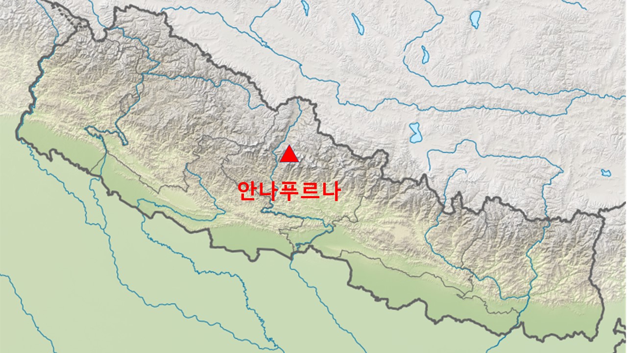 네팔-안나푸르나-위치-지도