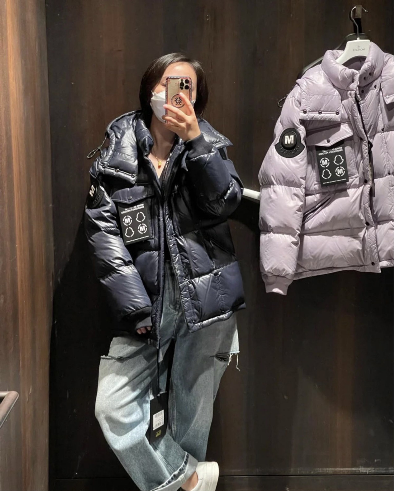  [MONCLER] 몽클레어 ANTHEMYX 나일론 다운 패딩 자켓 G209U1A0001653A0E (2 COLOR)