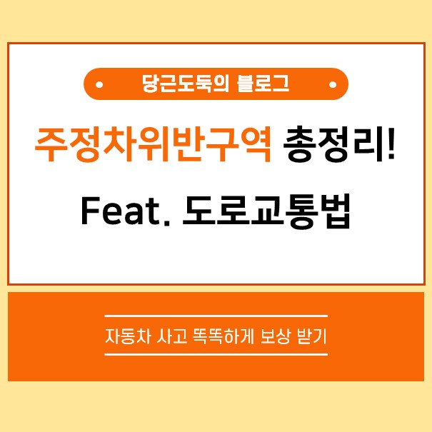주정차위반구역 총정리.