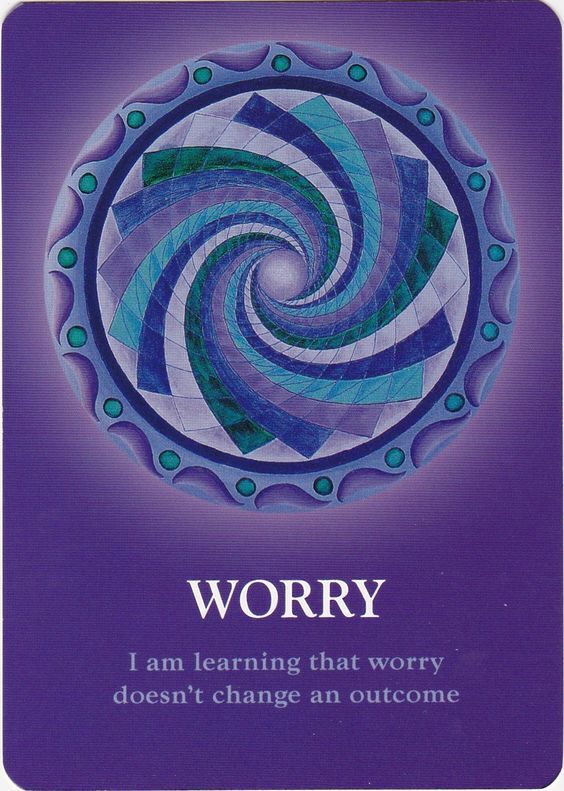  [오라클카드배우기]]The Soul's Journey Lesson Cards Worry 걱정 해석 및 의미