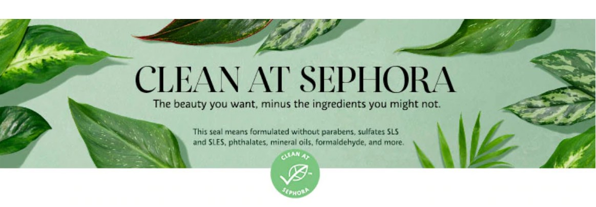  [클린 뷰티] 세포라 SEPHORA '클린 뷰티' 제품 규정 사항