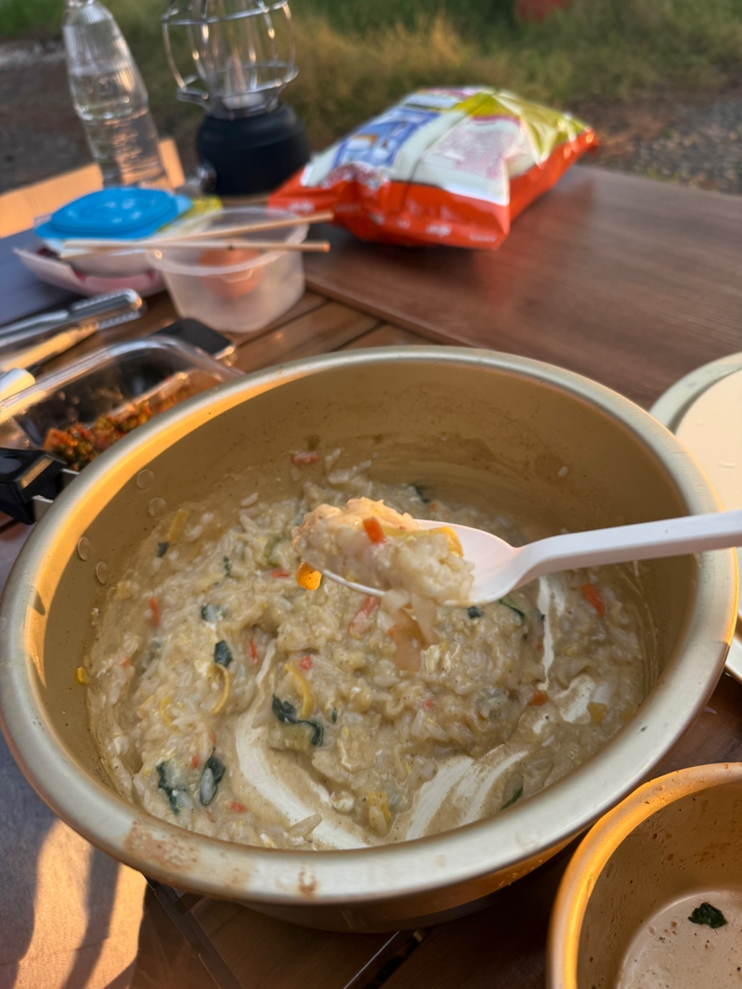 칼국수와 계란죽