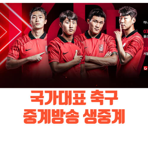 한국-축구-국가대표4명