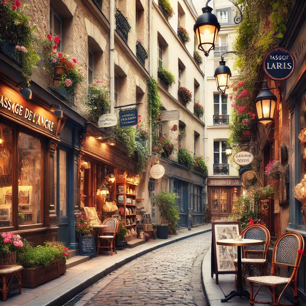 르 마레의 예쁜 골목길 Passage de l’Ancre AI