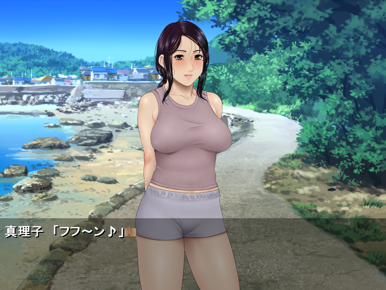  폭유! 큰 엉덩이! 해녀 숙모씨 (爆乳！デカ尻！海女叔母さん)