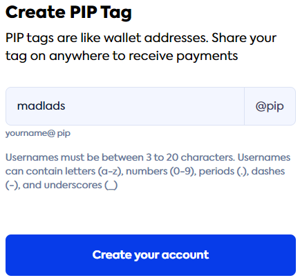 내가 선택한 pip tag