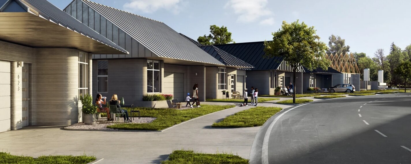  세계에서 가장 큰  100개의 주택으로 구성된 3D 프린팅 커뮤니티 마을 VIDEO:ICON to build largest 3D printed community of 100 homes co-designed by BIG