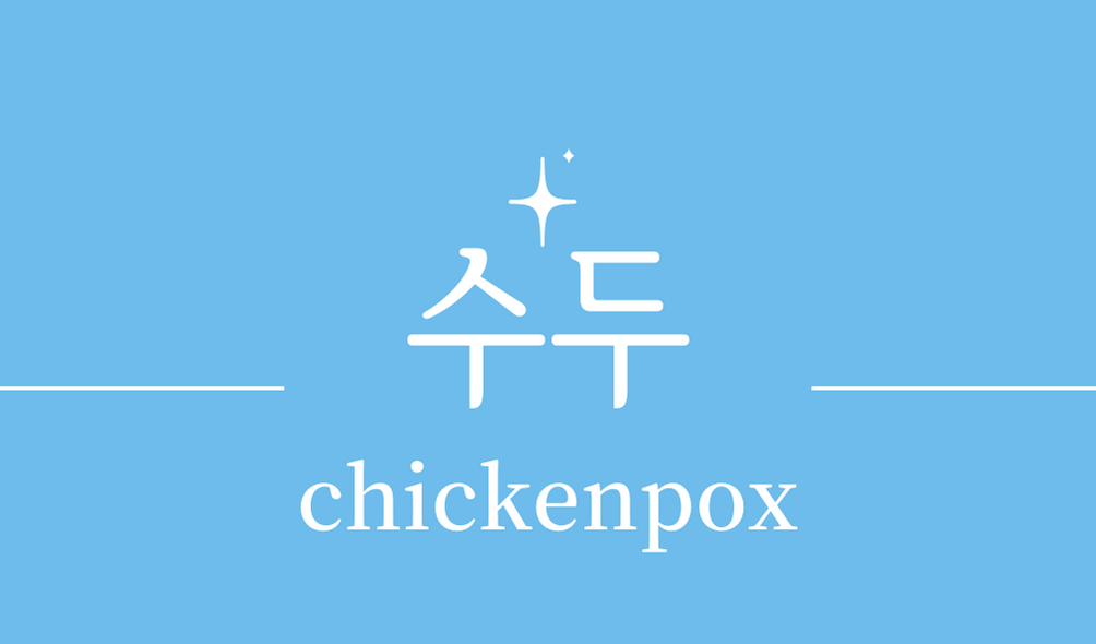 &#39;수두(chickenpox)&#39;