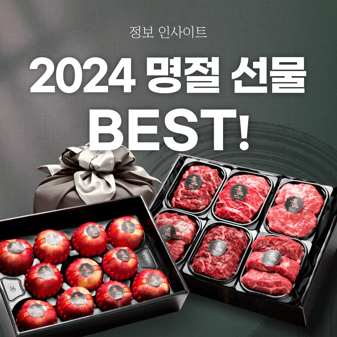  2024 설 명절 선물 세트 추천 및 인기 제품 최저가 구매 방법