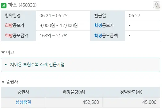6월 공모주 청약 일정 총정리