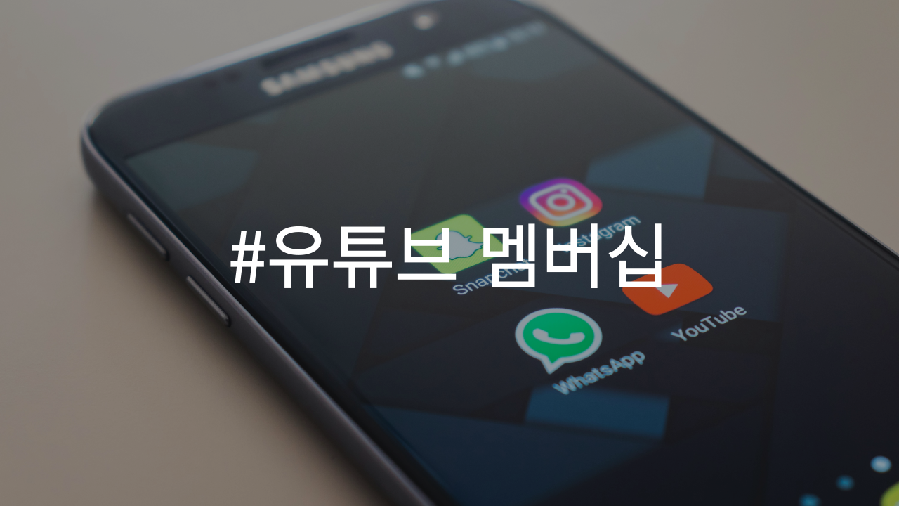 유튜브 멤버십의 수익화 팁