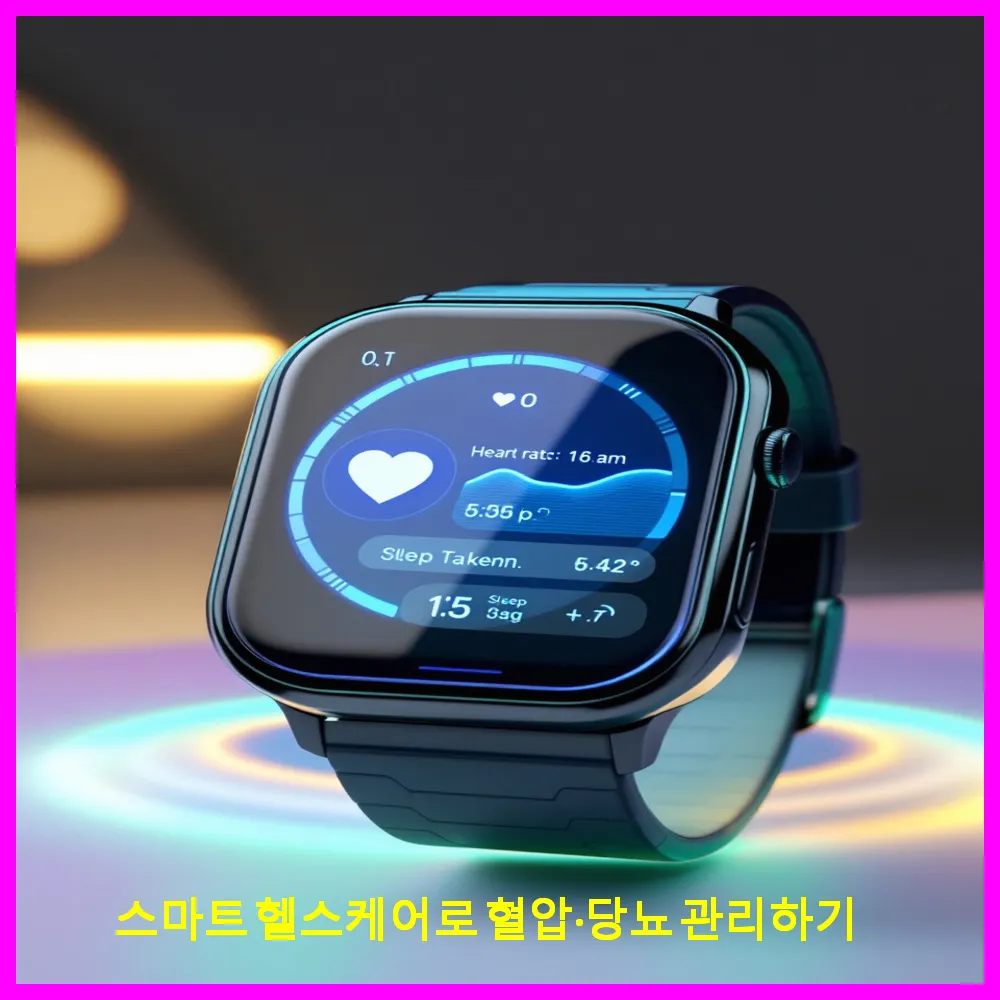 스마트 헬스케어로 혈압·당뇨 관리하기