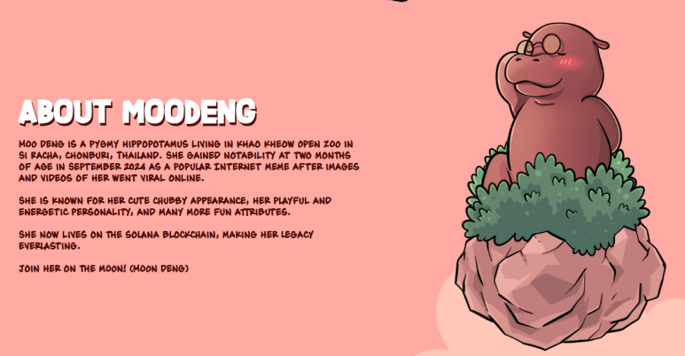 무뎅 코인(MOODENG) 코인 시세 전망 호재 가격