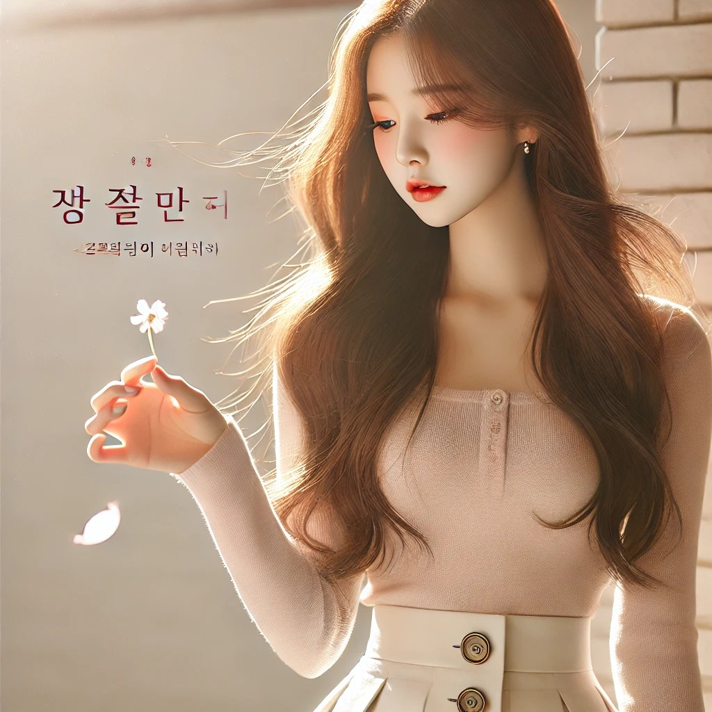 내 손끝 꽃잎 이미지