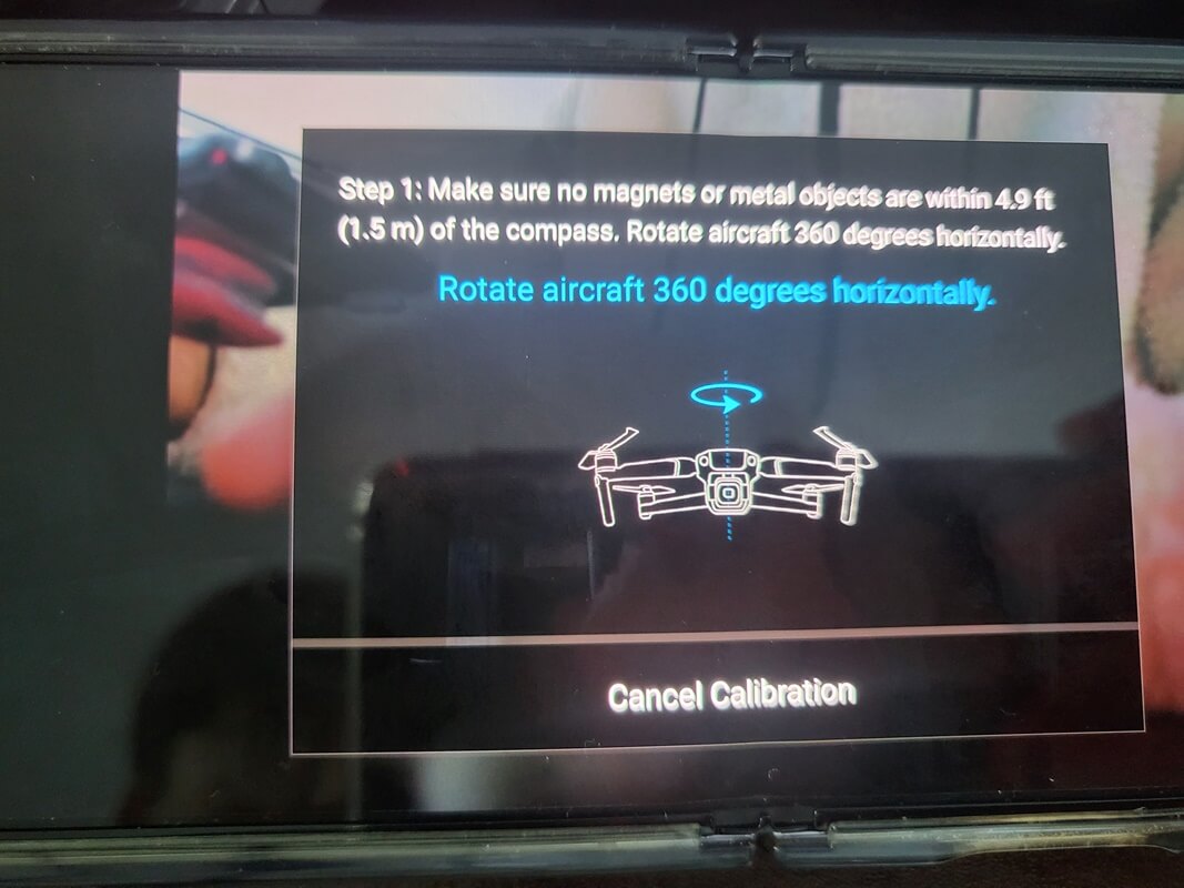 DJI-드론-콤파스-캘리브레이션-방법-사진2
