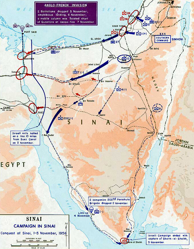 제2차 중동전쟁&#44; 수에즈 전쟁