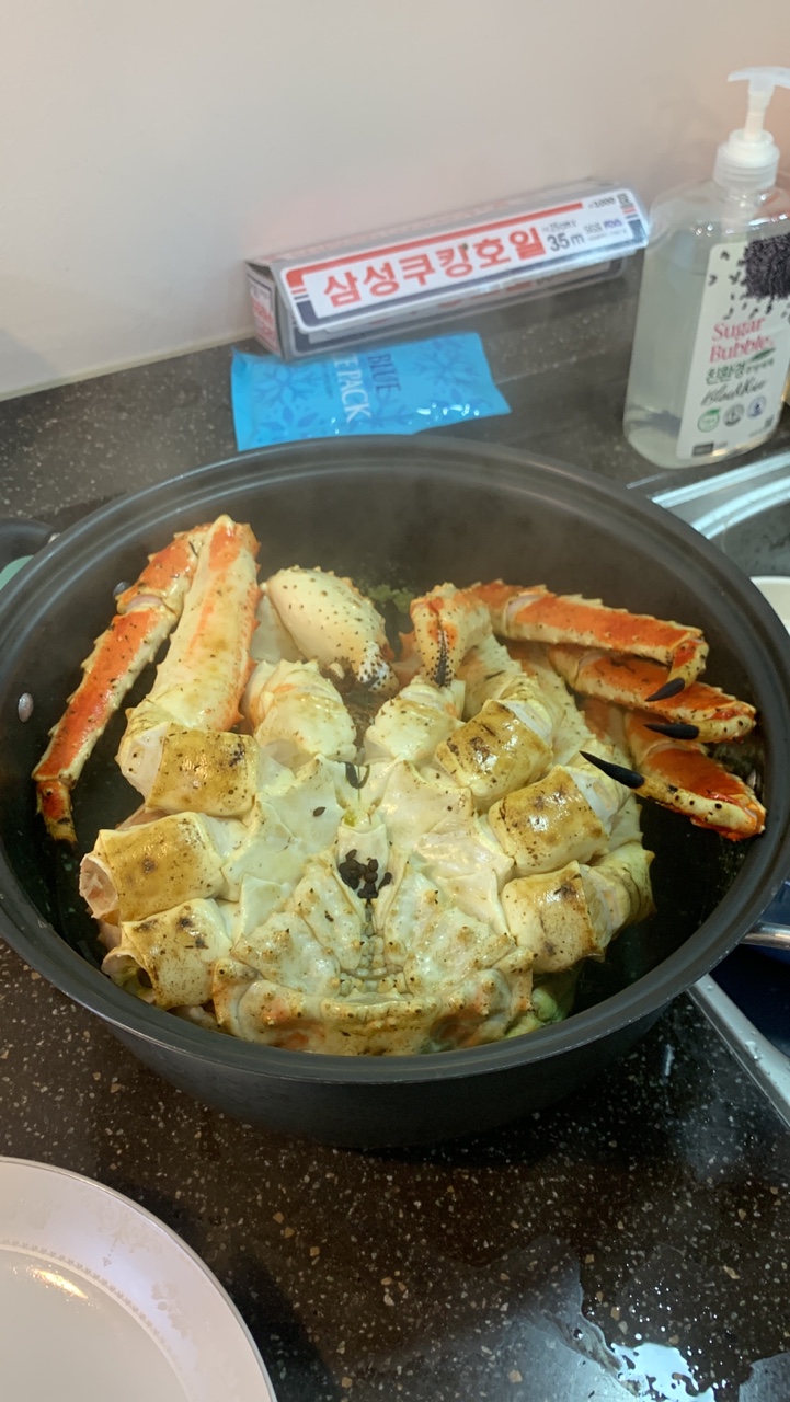  킹크랩 찌는법 및 다른요리