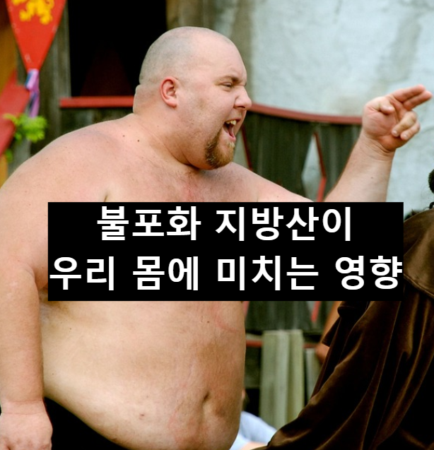  불포화 지방산이 우리 몸에 미치는 영향