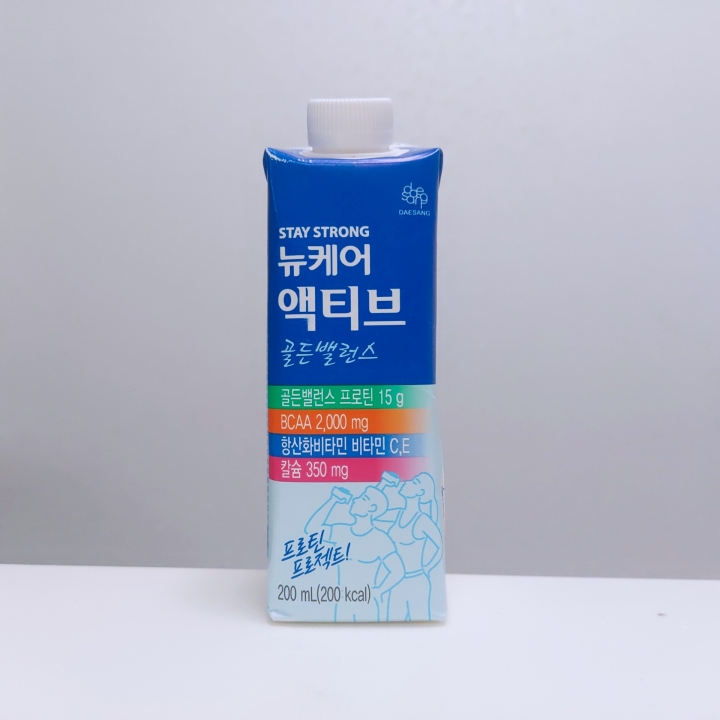  단백질음료 강추!! 뉴케어 액티브 골든밸런스 후기