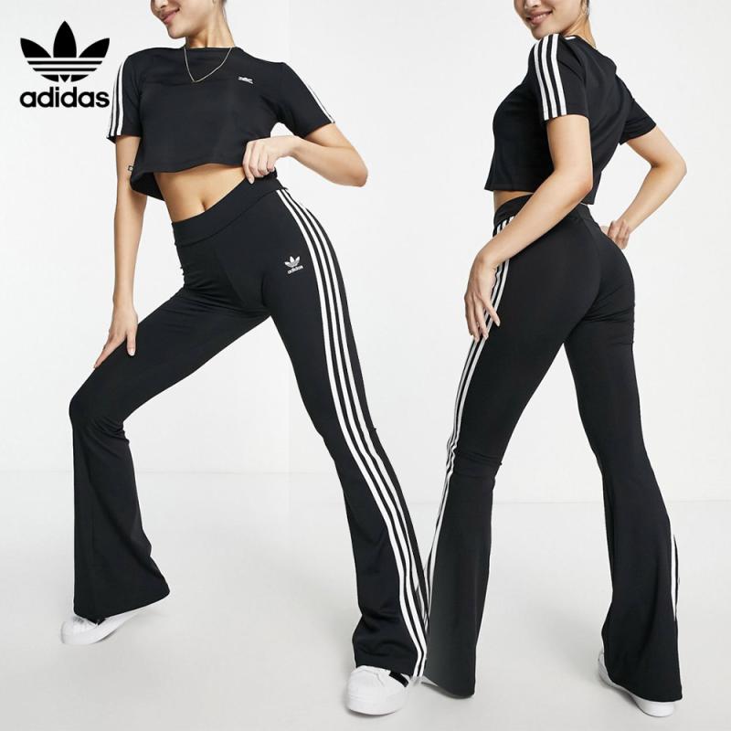 아디다스 부츠컷 레깅스 바지 블랙 여성