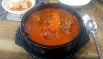 6000원 황태 해장국 보리비빔밥