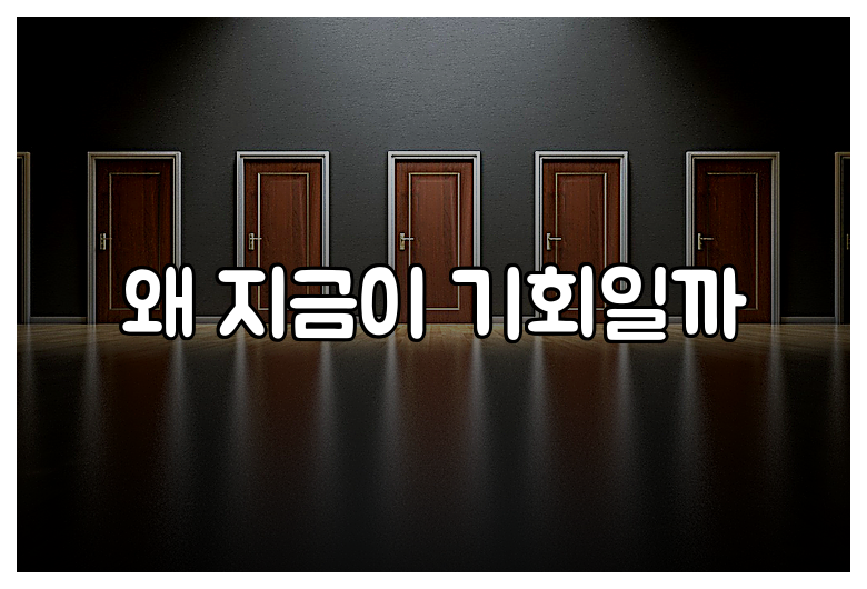 왜 지금이 기회일까