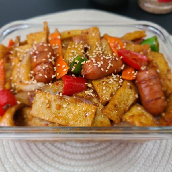  - 어묵볶음 - 고추기름내서 칼칼하게 만든 백종원 오뎅볶음 맛있게 만드는법