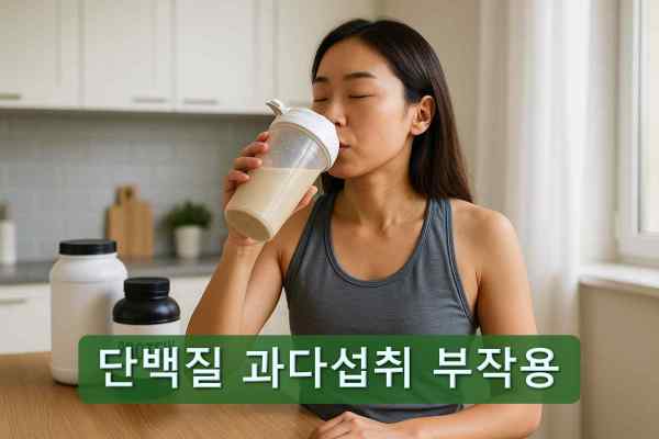 단백질 쉐이크를 하루 여러 번 섭취하는 여성