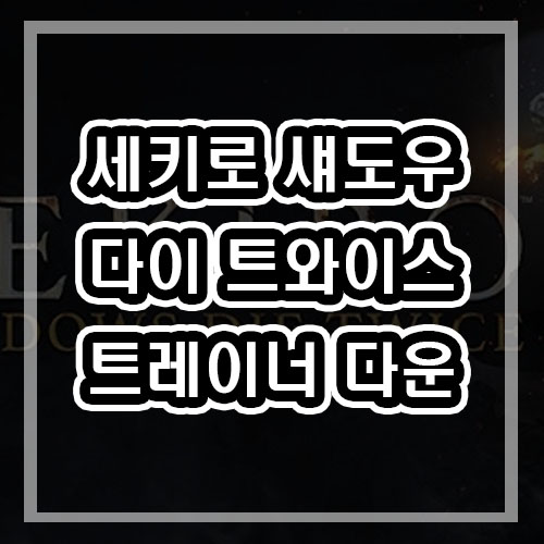  세키로 섀도우 다이 트와이스 트레이너 +최신버전