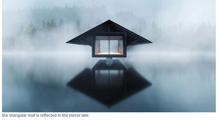 마크 소프의 수상관 &#39;크리스탈 레이크 파빌리온&#39; Marc thorpe designs a serene upstate pavilion suspended over a crystal lake