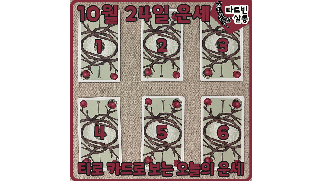  [10월 24일 운세] 타로 카드로 보는 365일 오늘의 운세