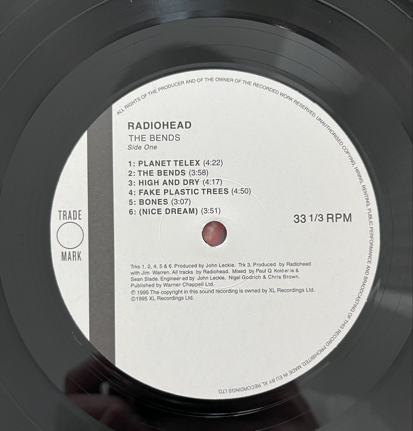 Radio head the bends LP