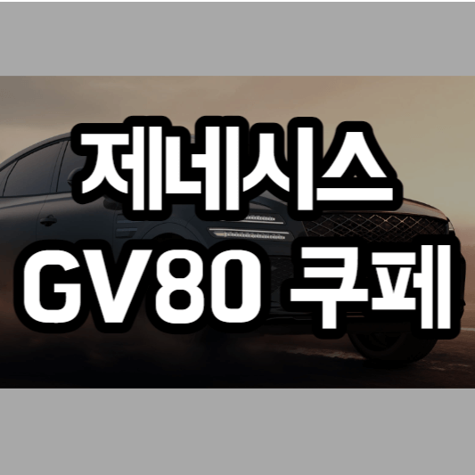 제네시스 GV80 쿠페