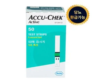 아큐첵 액티브 혈당 시험지&#44; 50매&#44; 1개
