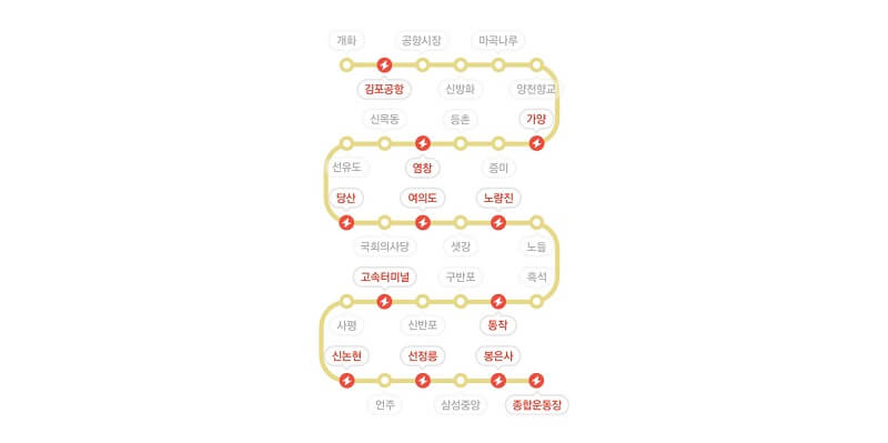 수도권-지하철-9호선-급행-노선도-이미지