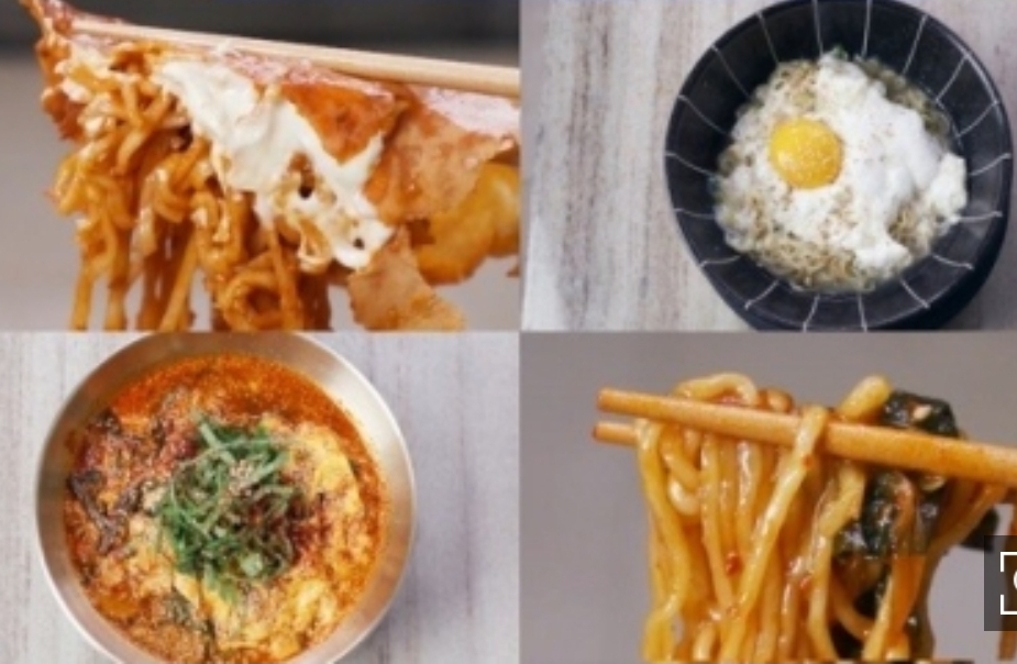  편스토랑 라면 류수영 레시피 열깨라면진라볶이불닭치즈전보름달면4가지종류 국물비빔짜장볶음라면 정상훈LA갈비탕대파튀김라면베트남쌀국수100회특집