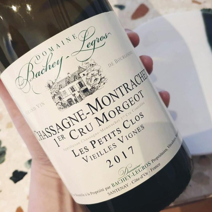  Domaine Bachey-Legros 1ER CRU MORGEOT LES PETITS CLOS VIELLES VIGNES 2017