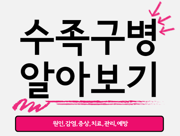  수족구병 : 어린이를 위협하는 저질 바이러스