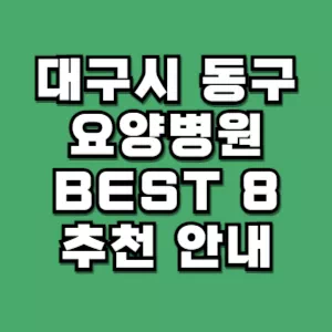 대구시-동구-요양병원